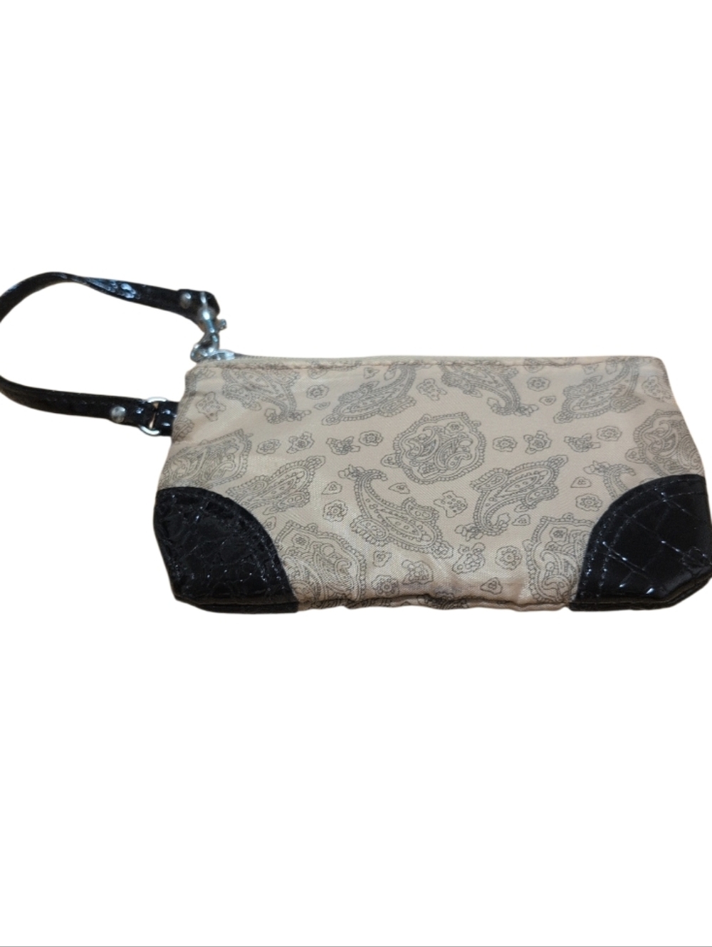 Bugatti Paisley Graphic Zip-Around Wristlet Wallet Clutch Purse Boho Print